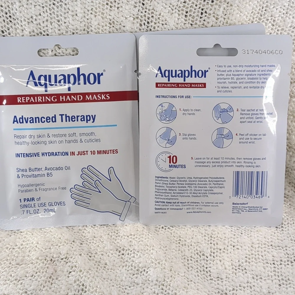 Hand and Foot Care Bundle, 8 packaged masks, hand mask, socks, w/bag